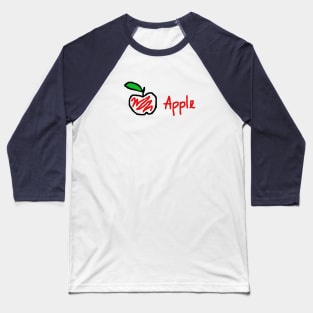 Apple Baseball T-Shirt